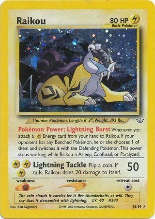 Raikou (13/64) [Neo Revelation Unlimited] | Card Merchant Takapuna