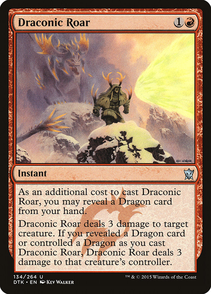 Draconic Roar [Dragons of Tarkir] | Card Merchant Takapuna