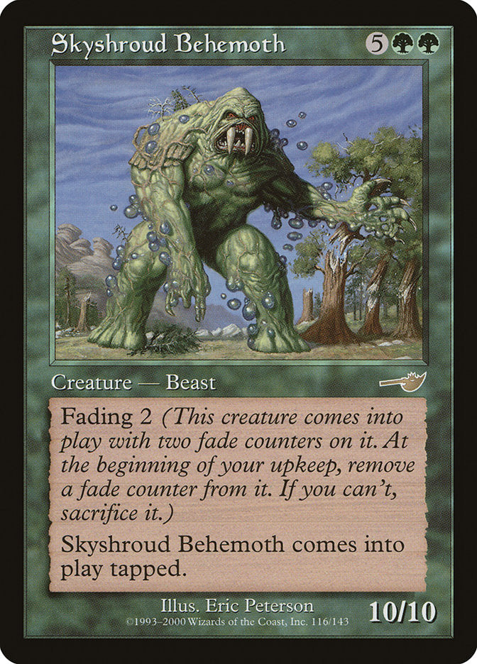 Skyshroud Behemoth [Nemesis] | Card Merchant Takapuna