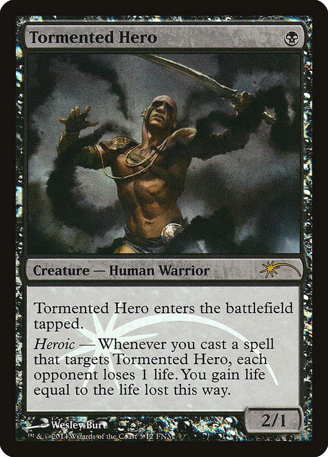 Tormented Hero [Friday Night Magic 2014] | Card Merchant Takapuna