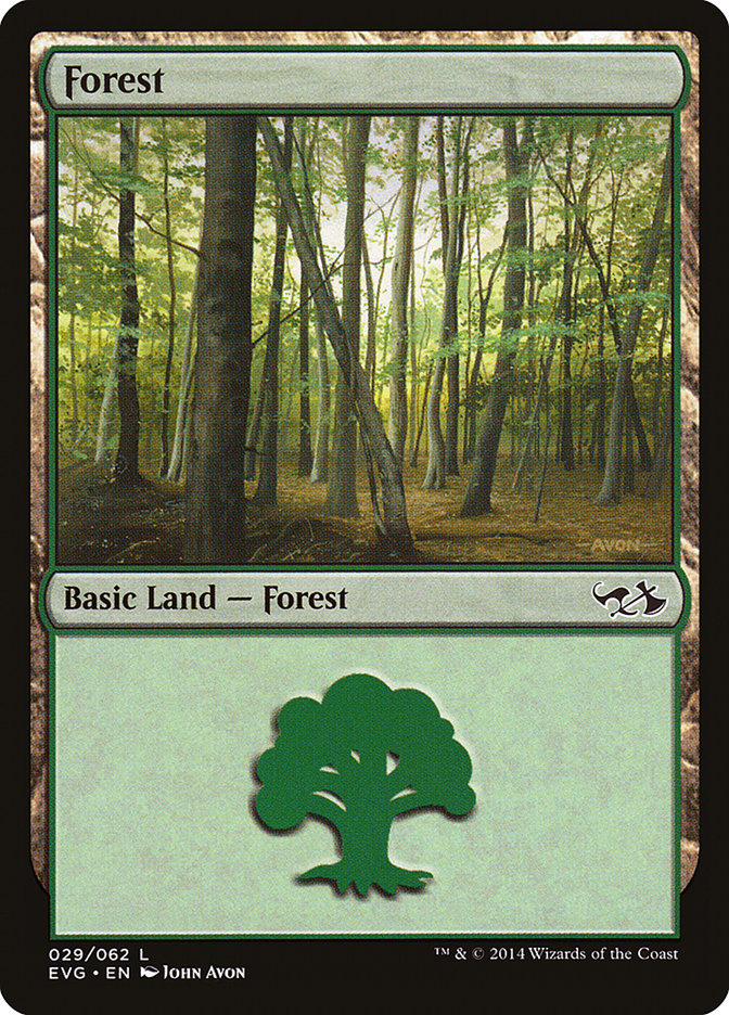 Forest (29) (Elves vs. Goblins) [Duel Decks Anthology] | Card Merchant Takapuna