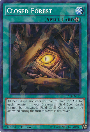 Closed Forest [BP03-EN171] Shatterfoil Rare | Card Merchant Takapuna