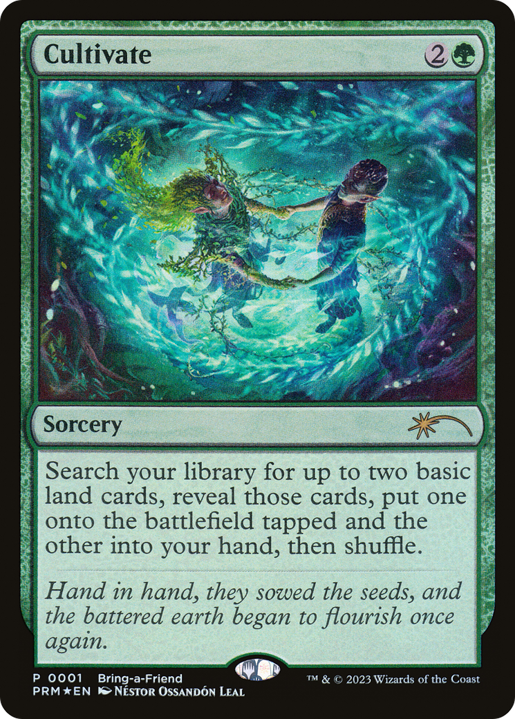 Cultivate (Bring-a-Friend) [Wizards Play Network 2023] | Card Merchant Takapuna