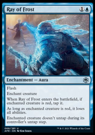 Ray of Frost [Dungeons & Dragons: Adventures in the Forgotten Realms] | Card Merchant Takapuna