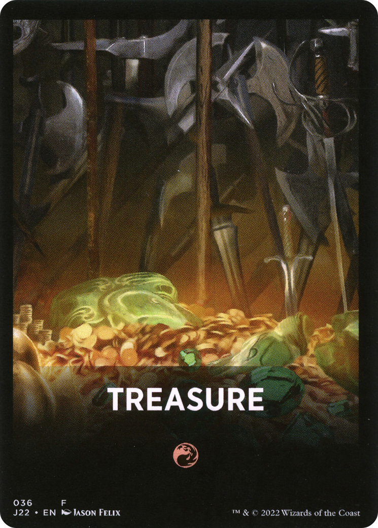 Treasure Theme Card [Jumpstart 2022 Front Cards] | Card Merchant Takapuna