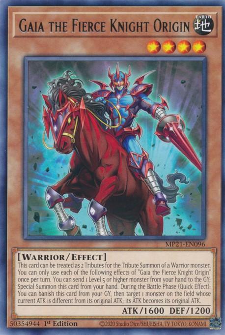 Gaia the Fierce Knight Origin [MP21-EN096] Rare | Card Merchant Takapuna