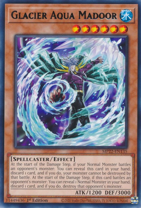 Glacier Aqua Madoor [MP22-EN135] Rare | Card Merchant Takapuna