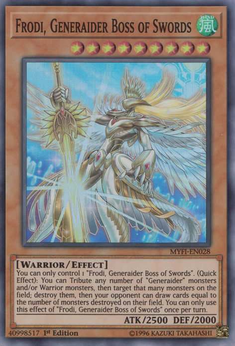 Frodi, Generaider Boss of Swords [MYFI-EN028] Super Rare | Card Merchant Takapuna