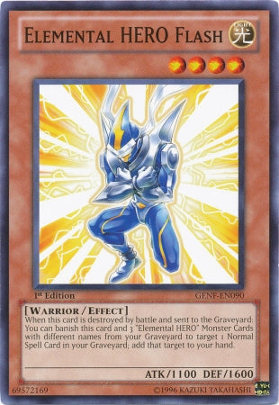 Elemental Hero Flash [GENF-EN090] Common | Card Merchant Takapuna