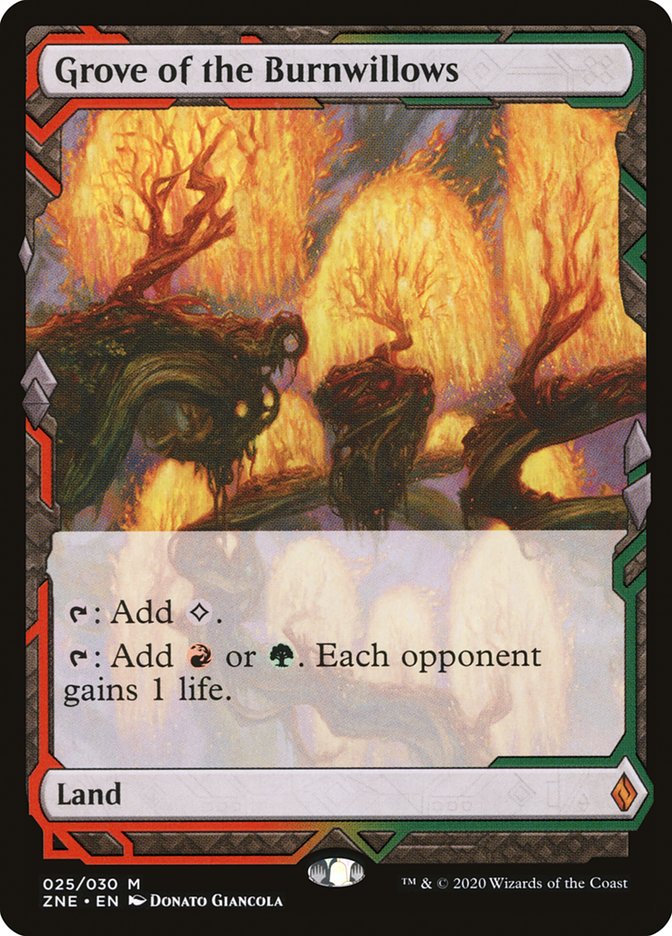 Grove of the Burnwillows (Expeditions) [Zendikar Rising Expeditions] | Card Merchant Takapuna