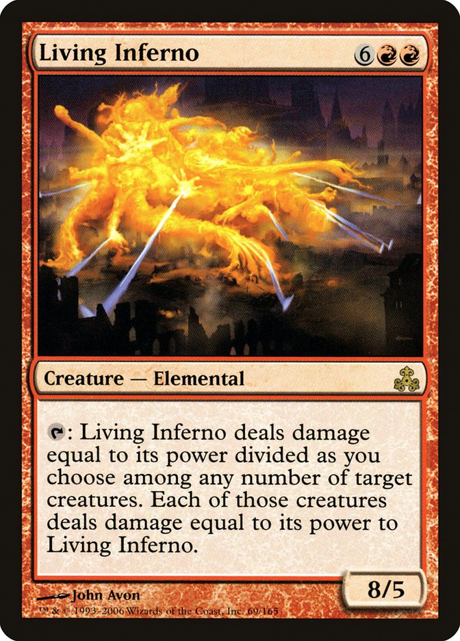 Living Inferno [Guildpact] | Card Merchant Takapuna