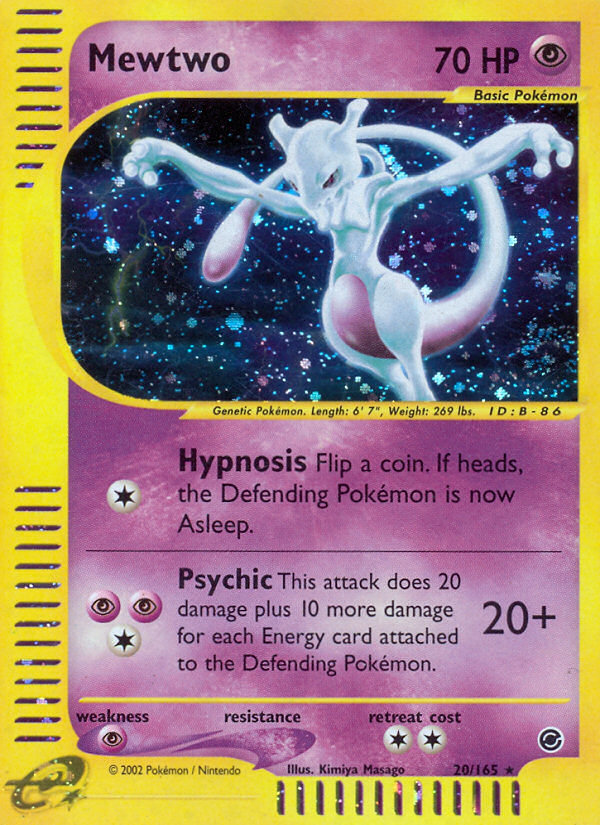 Mewtwo (20/165) [Expedition: Base Set] | Card Merchant Takapuna