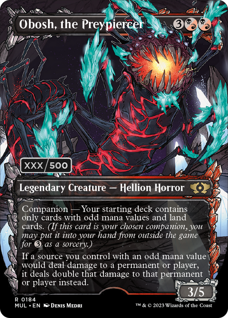 Obosh, the Preypiercer (Serialized) [Multiverse Legends] | Card Merchant Takapuna