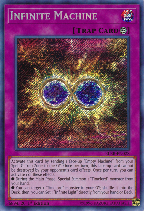 Infinite Machine [BLRR-EN028] Secret Rare | Card Merchant Takapuna