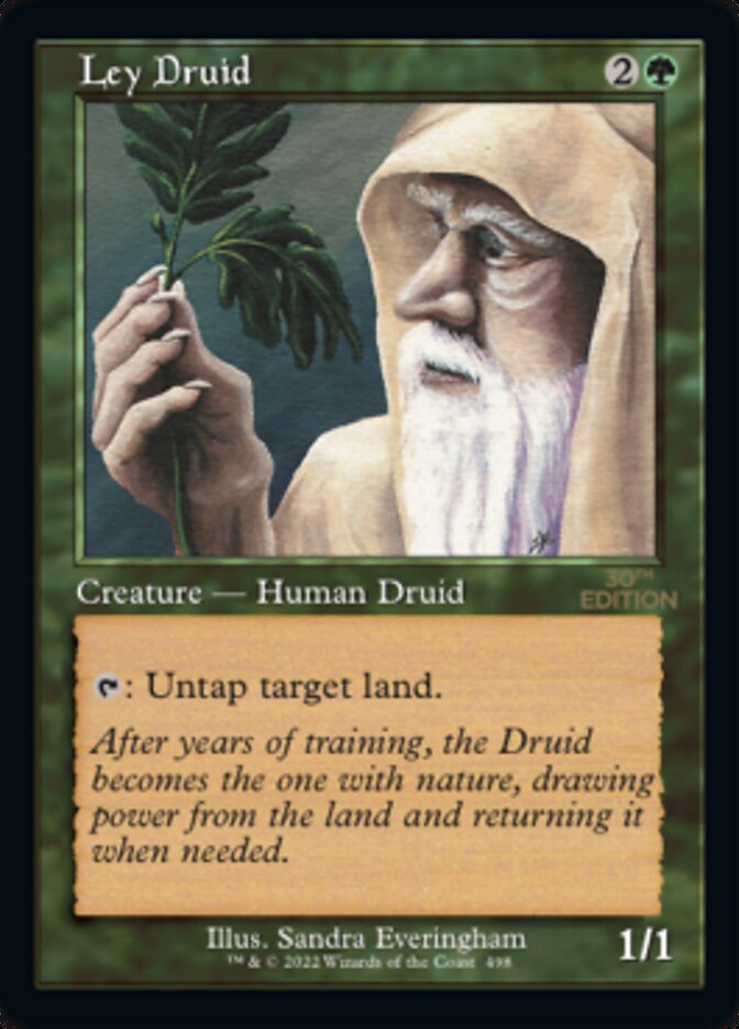 Ley Druid (Retro) [30th Anniversary Edition] | Card Merchant Takapuna