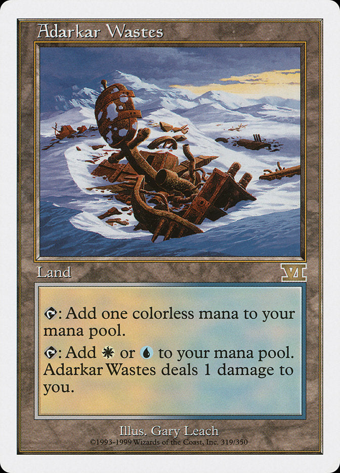 Adarkar Wastes [Classic Sixth Edition] | Card Merchant Takapuna