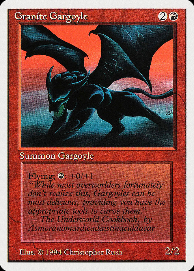 Granite Gargoyle [Summer Magic / Edgar] | Card Merchant Takapuna