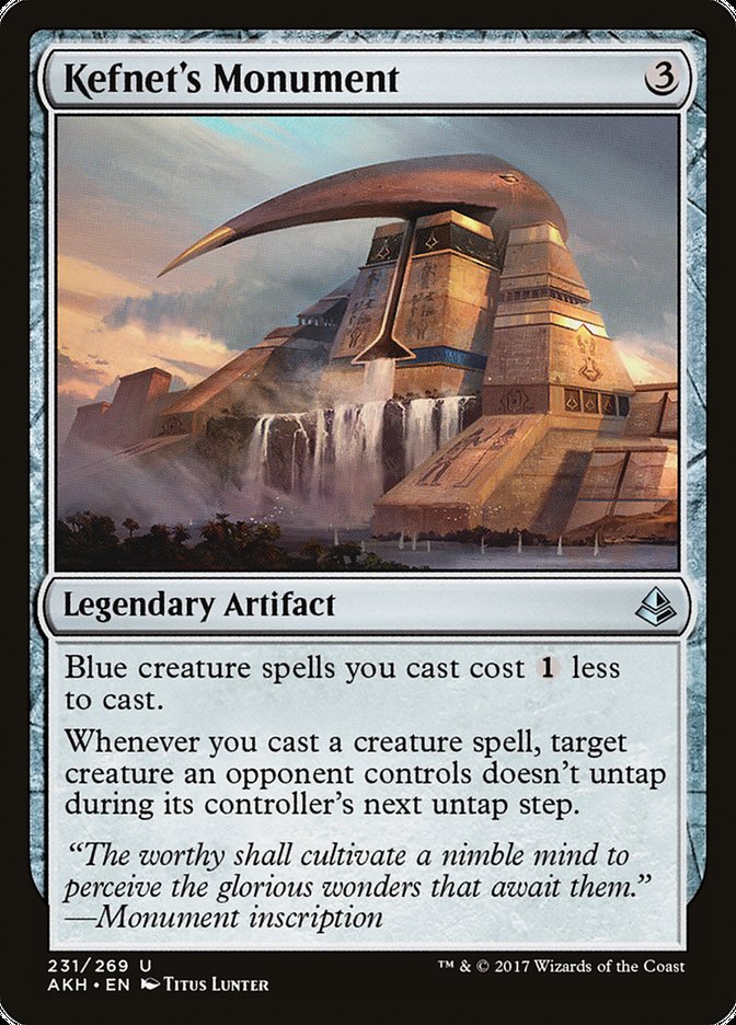 Kefnet's Monument [Amonkhet] | Card Merchant Takapuna