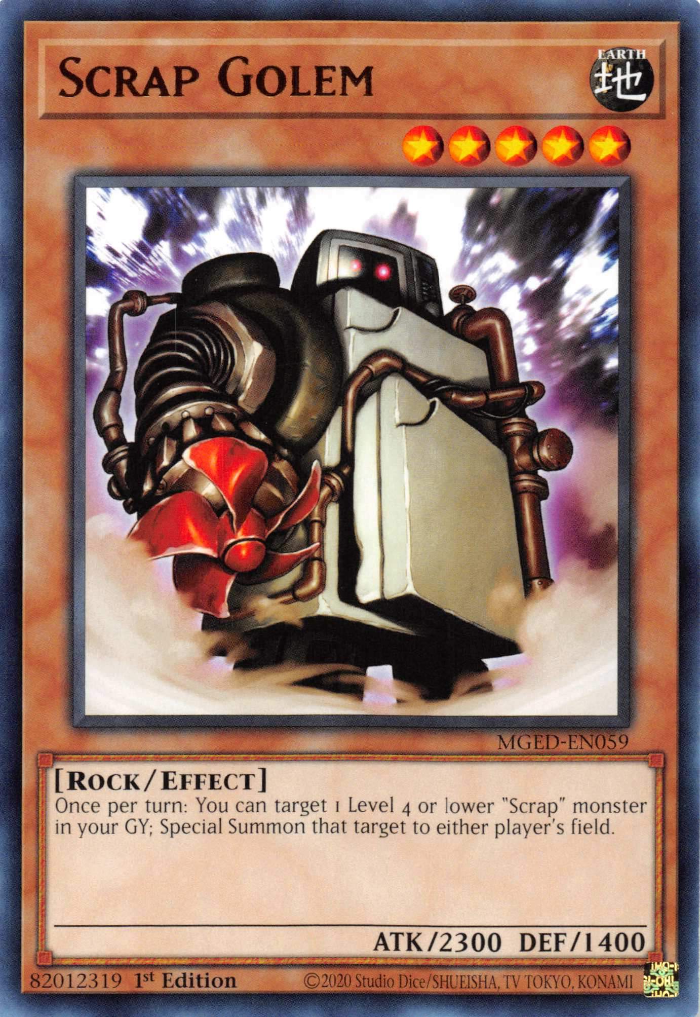 Scrap Golem [MGED-EN059] Rare | Card Merchant Takapuna