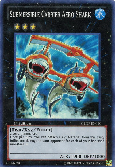 Submersible Carrier Aero Shark [GENF-EN040] Super Rare | Card Merchant Takapuna