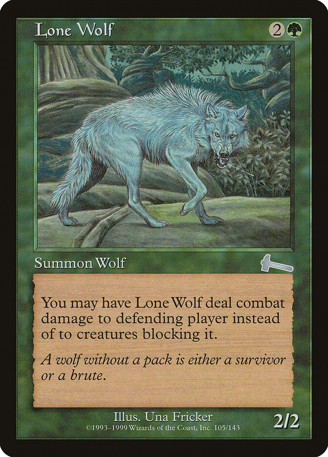 Lone Wolf [Urza's Legacy] | Card Merchant Takapuna