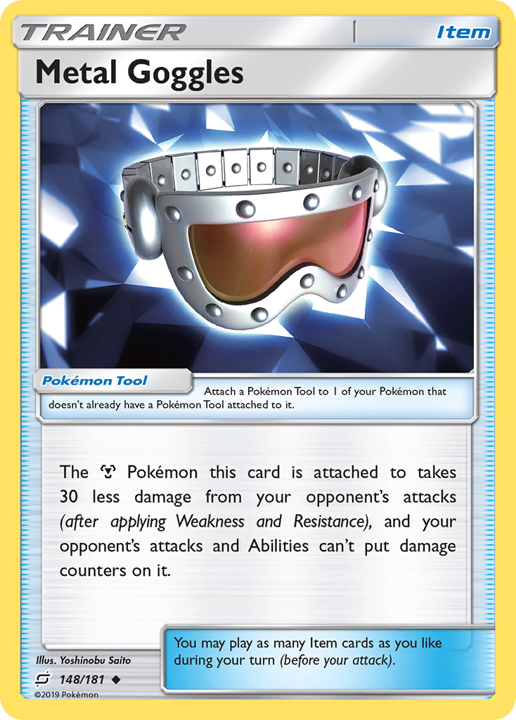 Metal Goggles (148/181) [Sun & Moon: Team Up] | Card Merchant Takapuna