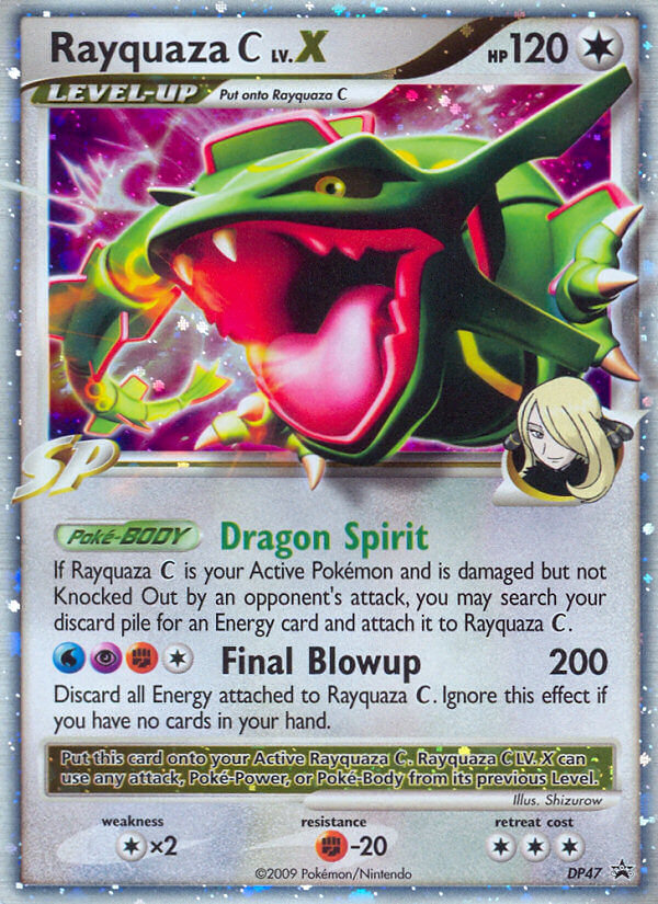 Rayquaza C LV.X (DP47) [Diamond & Pearl: Black Star Promos] | Card Merchant Takapuna