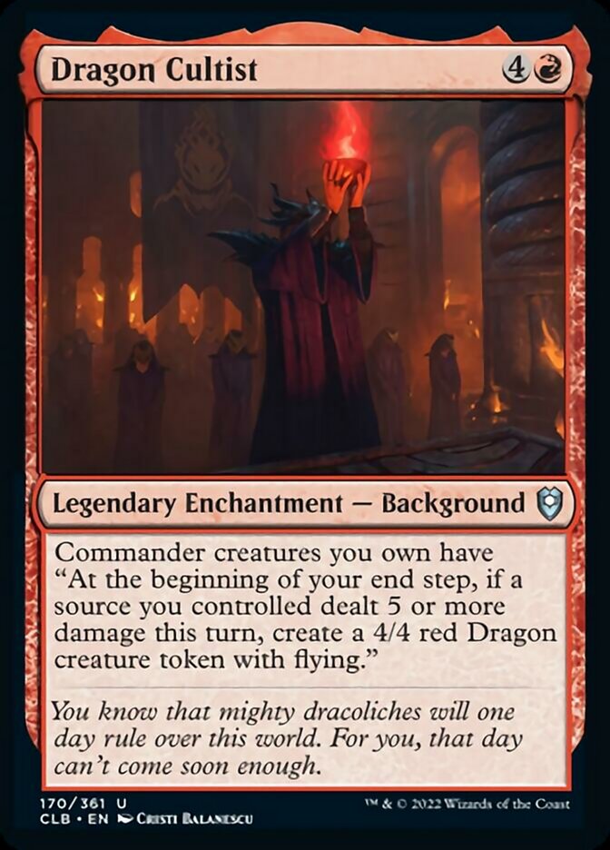 Dragon Cultist [Commander Legends: Battle for Baldur's Gate] | Card Merchant Takapuna