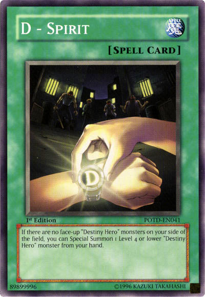 D - Spirit [POTD-EN041] Common | Card Merchant Takapuna