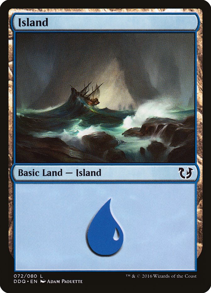 Island (72) [Duel Decks: Blessed vs. Cursed] | Card Merchant Takapuna