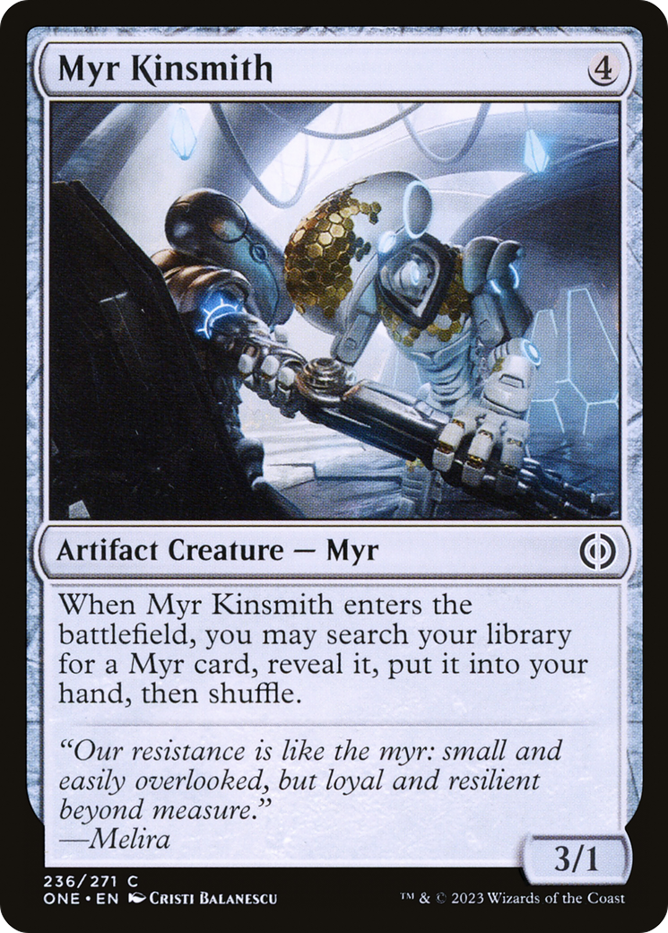 Myr Kinsmith [Phyrexia: All Will Be One] | Card Merchant Takapuna