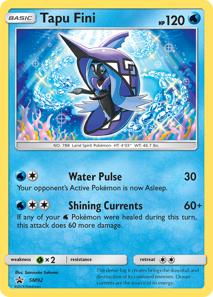 Tapu Fini (SM92) [Sun & Moon: Black Star Promos] | Card Merchant Takapuna