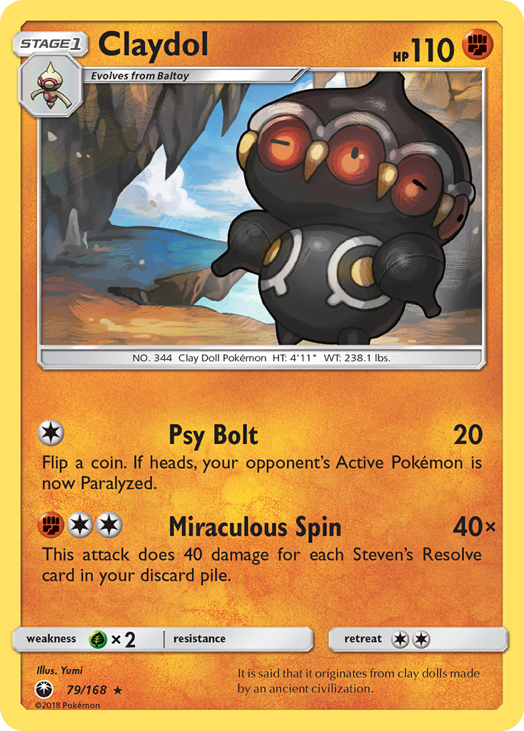 Claydol (79/168) [Sun & Moon: Celestial Storm] | Card Merchant Takapuna