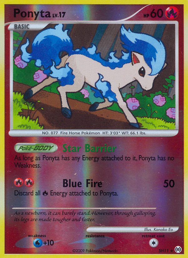 Ponyta (SH11) [Platinum: Arceus] | Card Merchant Takapuna