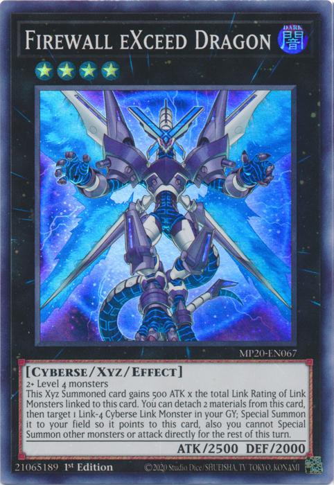 Firewall eXceed Dragon [MP20-EN067] Super Rare | Card Merchant Takapuna