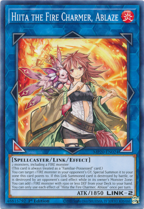 Hiita the Fire Charmer, Ablaze [MP20-EN024] Common | Card Merchant Takapuna