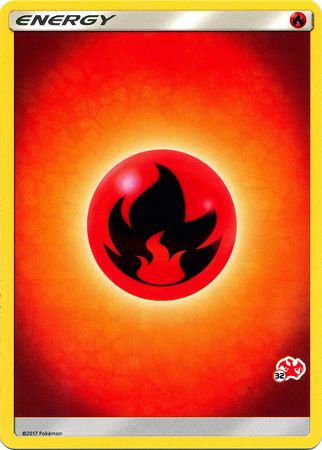 Fire Energy (Charizard Stamp #32) [Battle Academy 2020] | Card Merchant Takapuna