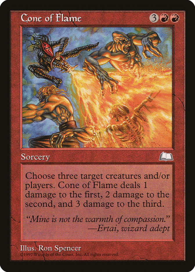 Cone of Flame [Weatherlight] | Card Merchant Takapuna