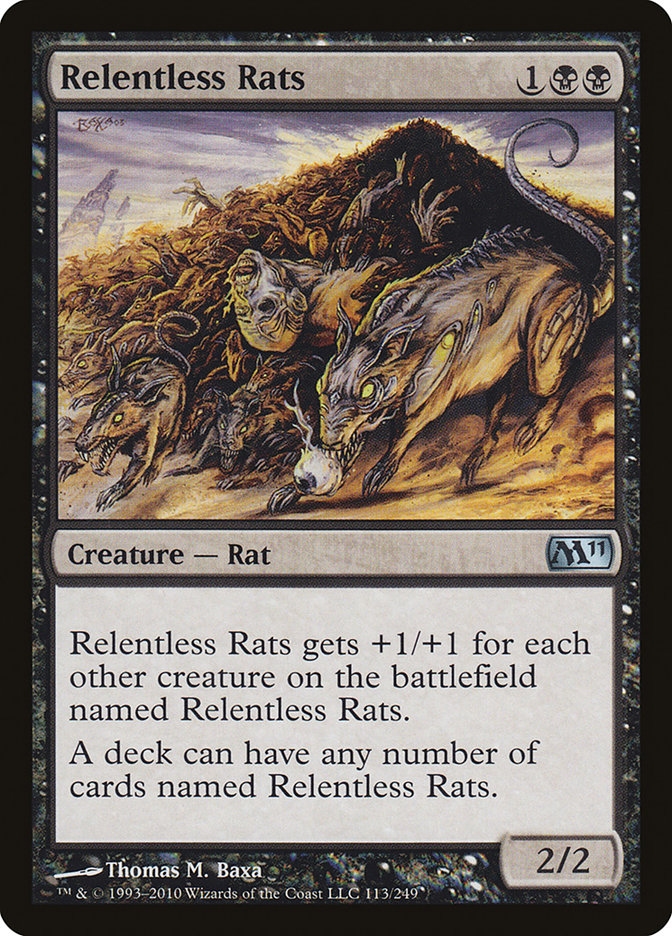 Relentless Rats [Magic 2011] | Card Merchant Takapuna