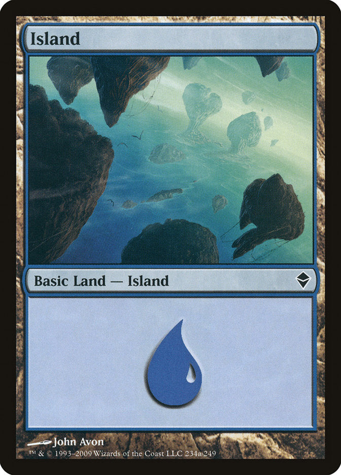 Island (234a) [Zendikar] | Card Merchant Takapuna