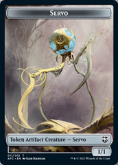 Servo // Treasure Double-Sided Token [Dungeons & Dragons: Adventures in the Forgotten Realms Commander Tokens] | Card Merchant Takapuna