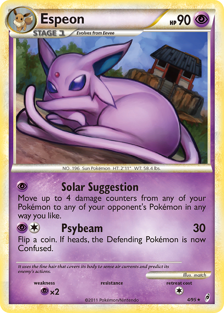 Espeon (4/95) [HeartGold & SoulSilver: Call of Legends] | Card Merchant Takapuna