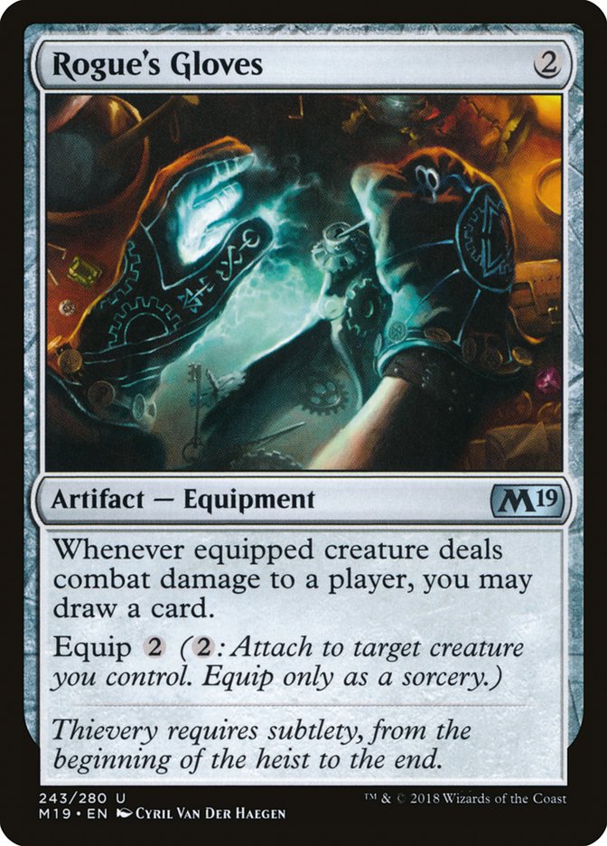 Rogue's Gloves [Core Set 2019] | Card Merchant Takapuna