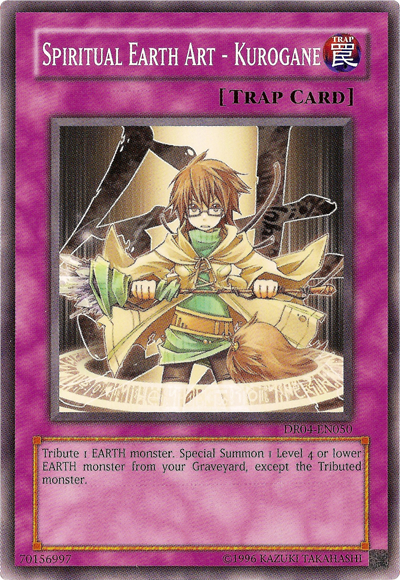 Spiritual Earth Art - Kurogane [DR04-EN050] Common | Card Merchant Takapuna