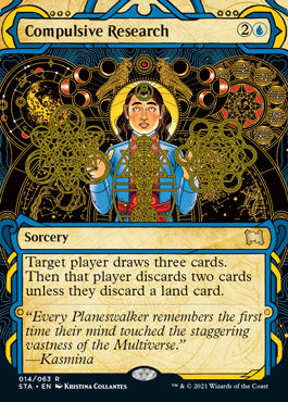 Compulsive Research (Foil Etched) [Strixhaven: School of Mages Mystical Archive] | Card Merchant Takapuna