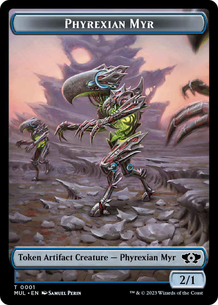 Phyrexian Myr Token [Multiverse Legends Tokens] | Card Merchant Takapuna