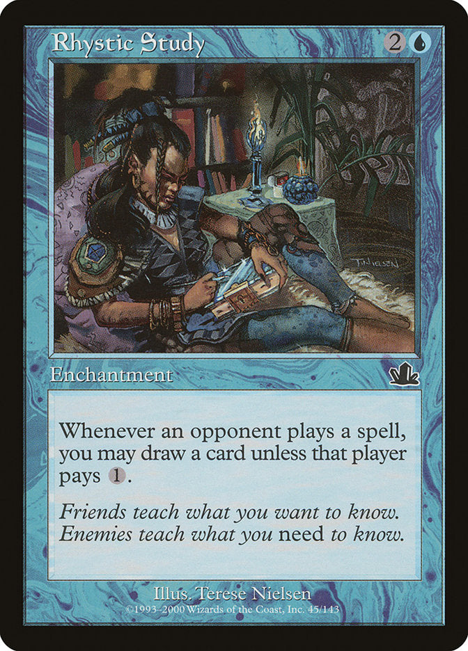 Rhystic Study [Prophecy] | Card Merchant Takapuna