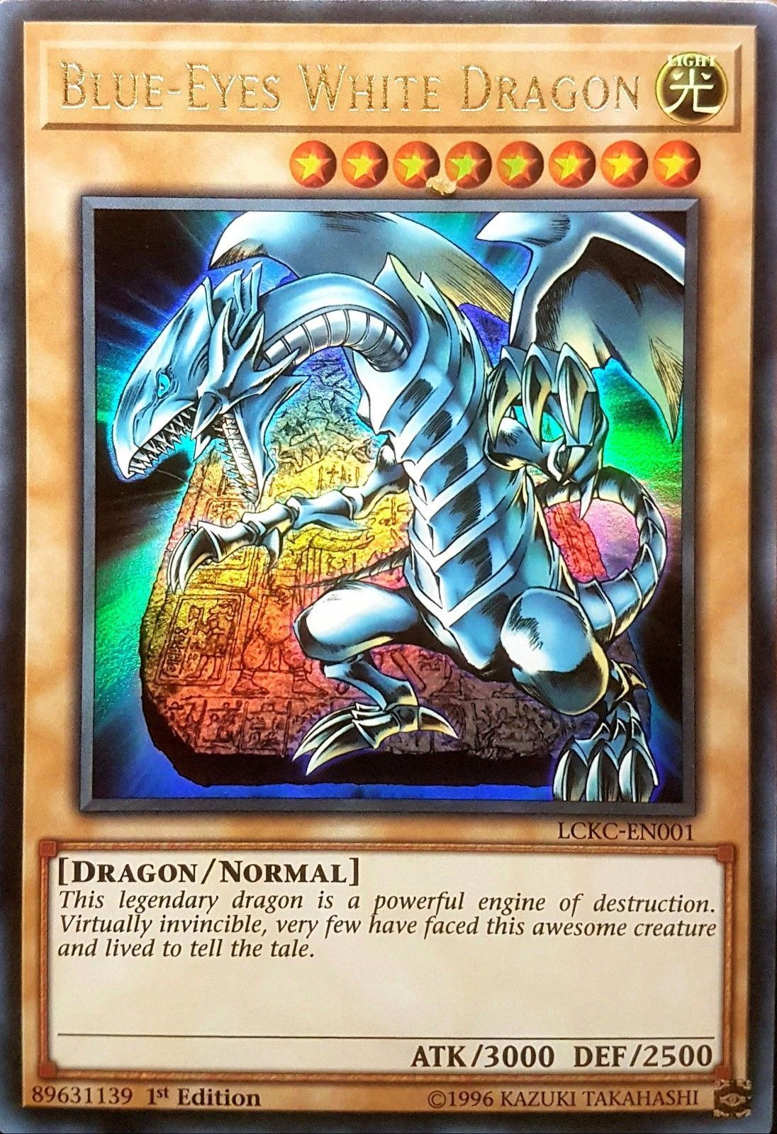 Blue-Eyes White Dragon (Version 4) [LCKC-EN001] Ultra Rare | Card Merchant Takapuna