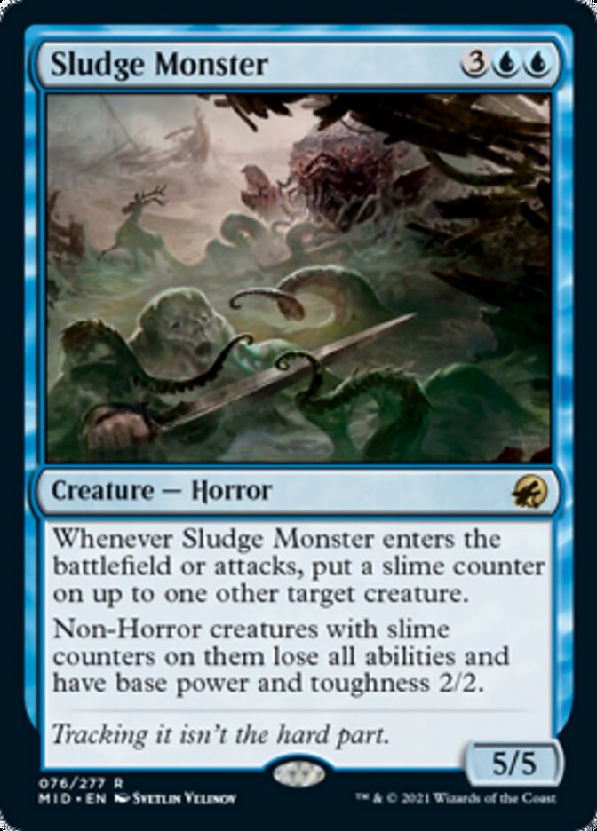 Sludge Monster [Innistrad: Midnight Hunt] | Card Merchant Takapuna