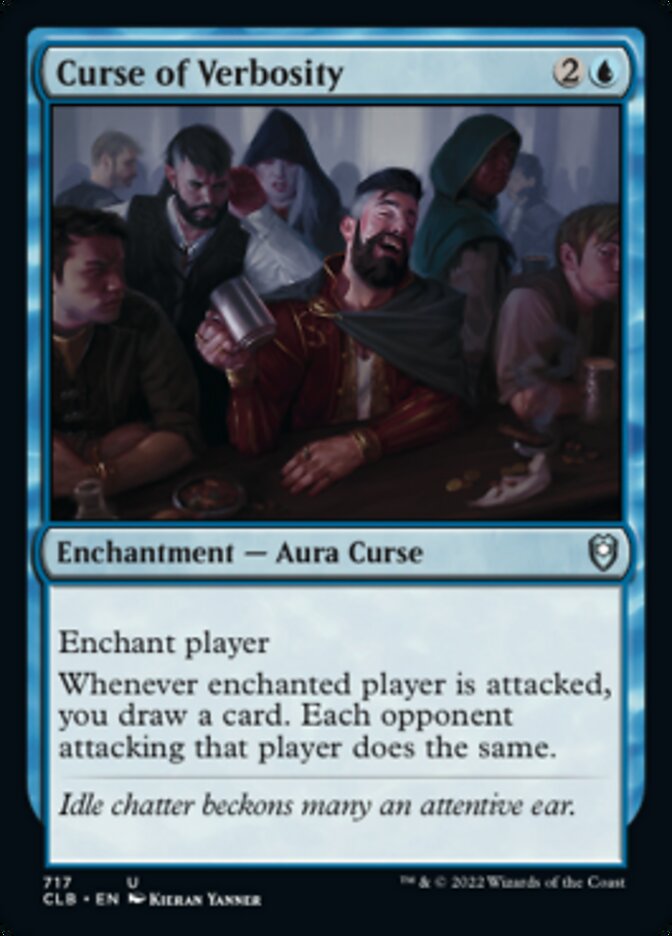 Curse of Verbosity [Commander Legends: Battle for Baldur's Gate] | Card Merchant Takapuna